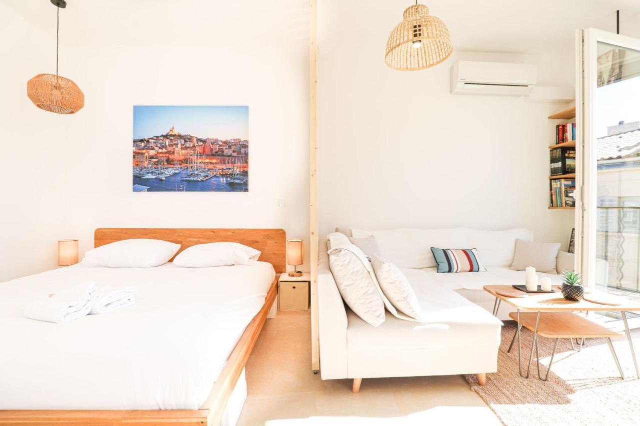 Le Pytheas - Vue Vieux-Port Avec Terrasse Et Clim Appartement Marseilles Buitenkant foto