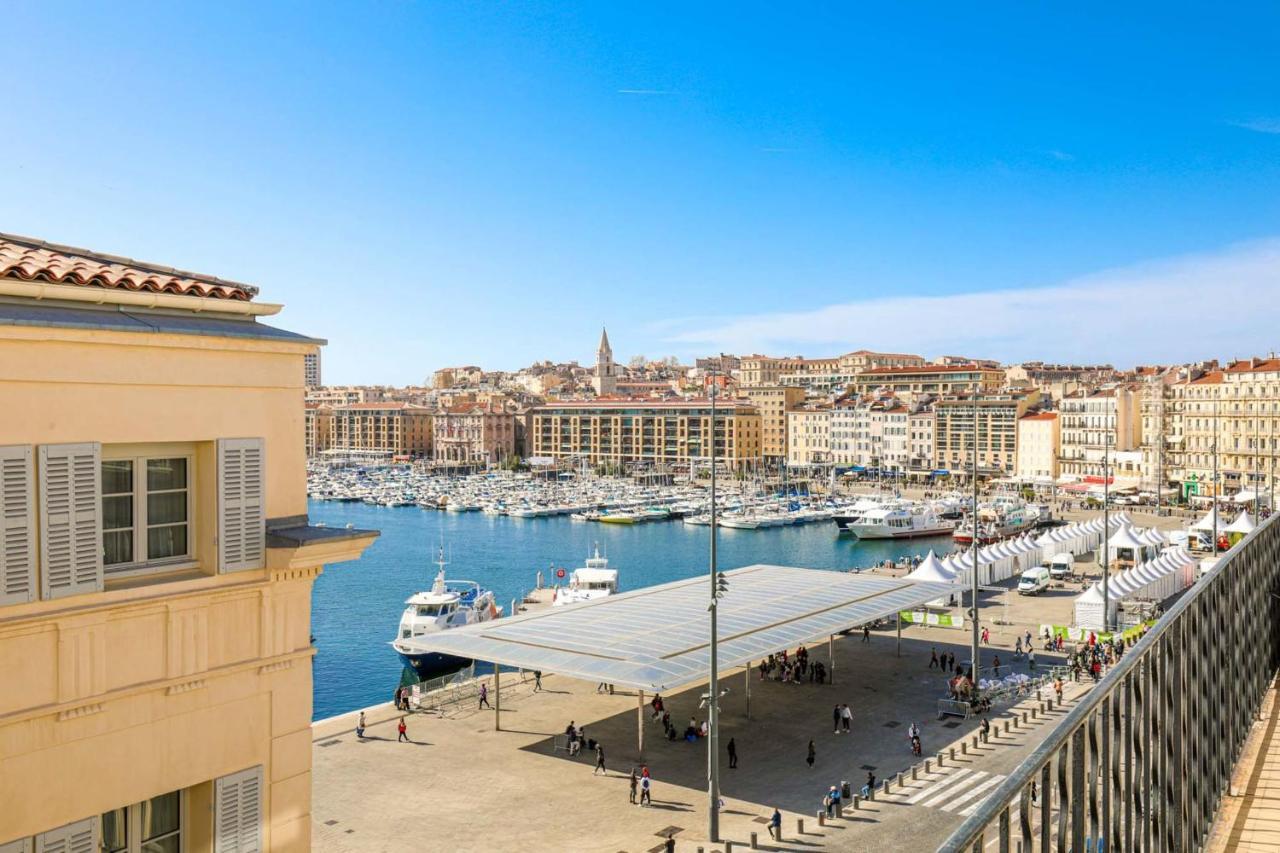 Le Pytheas - Vue Vieux-Port Avec Terrasse Et Clim Appartement Marseilles Buitenkant foto
