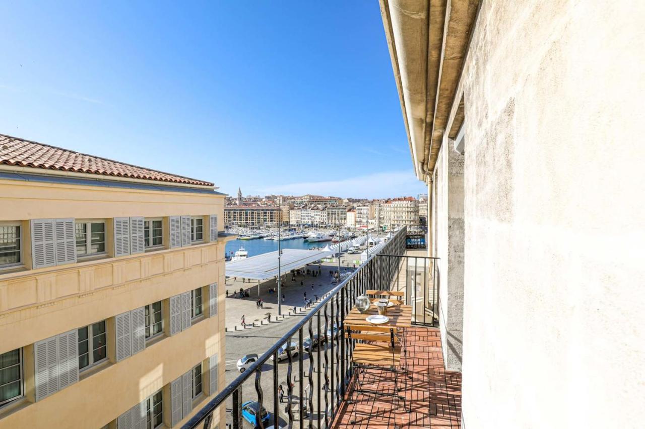 Le Pytheas - Vue Vieux-Port Avec Terrasse Et Clim Appartement Marseilles Buitenkant foto