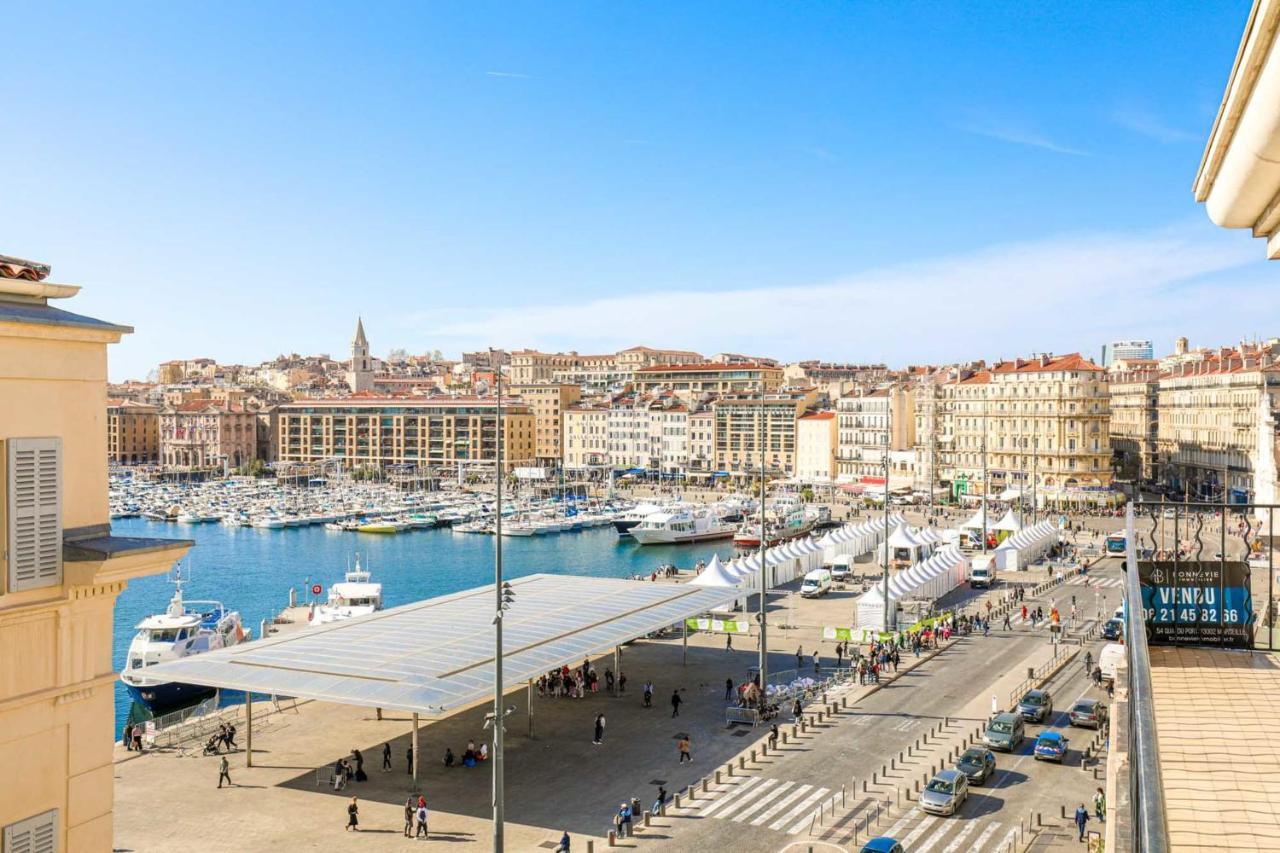 Le Pytheas - Vue Vieux-Port Avec Terrasse Et Clim Appartement Marseilles Buitenkant foto